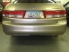 Completed rear bumper