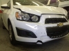 Damaged right front