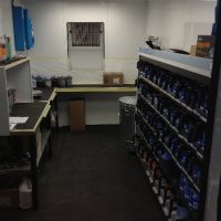 Inside of Paint Mixing Room