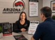 employee helping with claims assistance